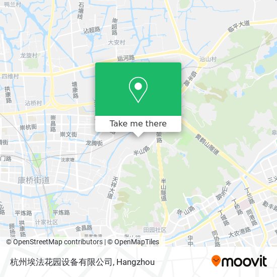 杭州埃法花园设备有限公司 map