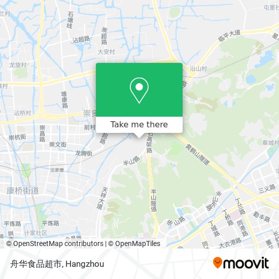舟华食品超市 map