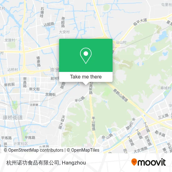 杭州诺功食品有限公司 map
