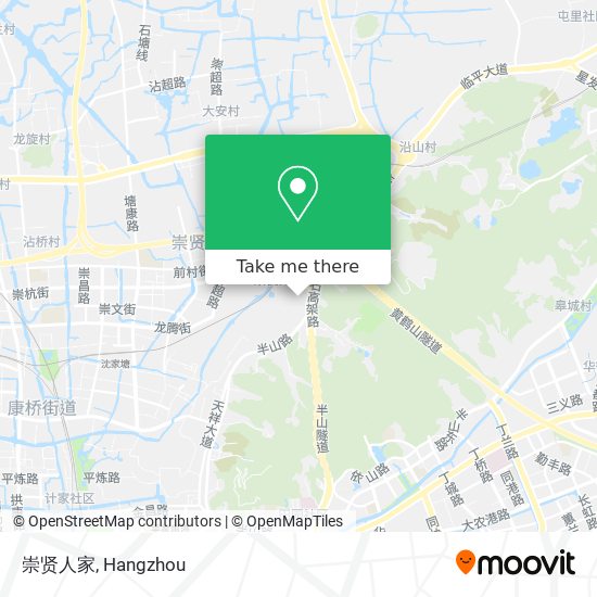 崇贤人家 map