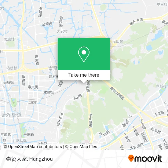 崇贤人家 map