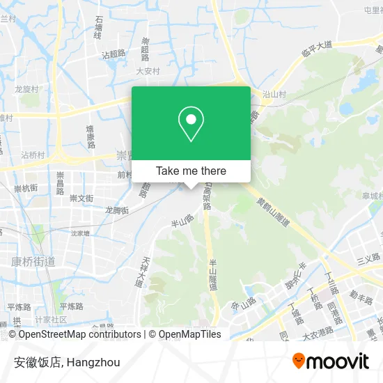 安徽饭店 map