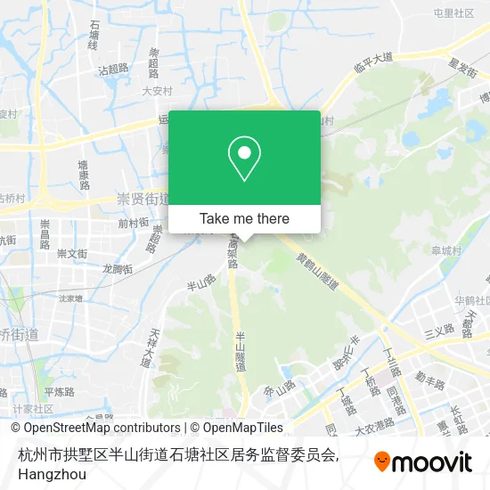 杭州市拱墅区半山街道石塘社区居务监督委员会 map