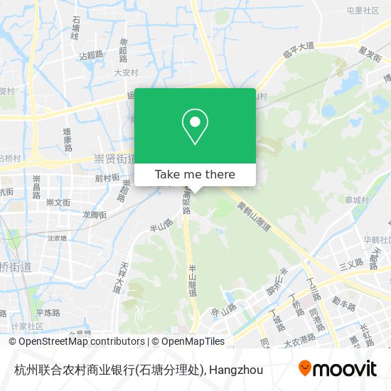 杭州联合农村商业银行(石塘分理处) map