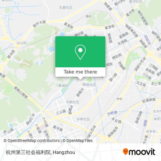 杭州第三社会福利院 map