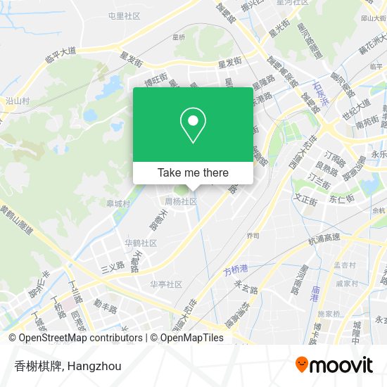 香榭棋牌 map