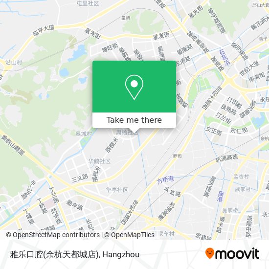 雅乐口腔(余杭天都城店) map