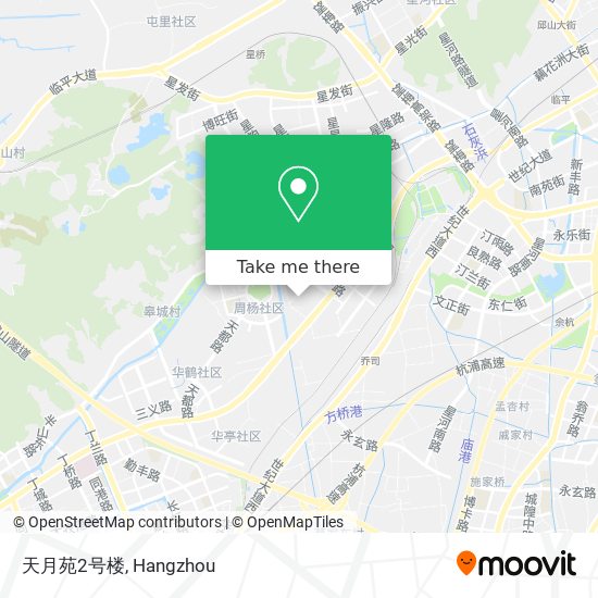 天月苑2号楼 map