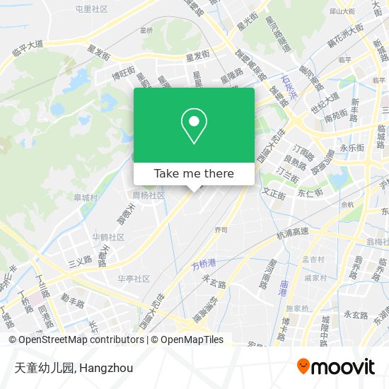 天童幼儿园 map