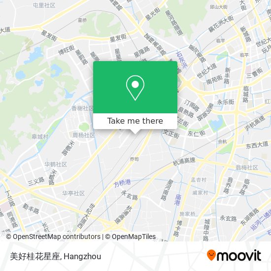 美好桂花星座 map