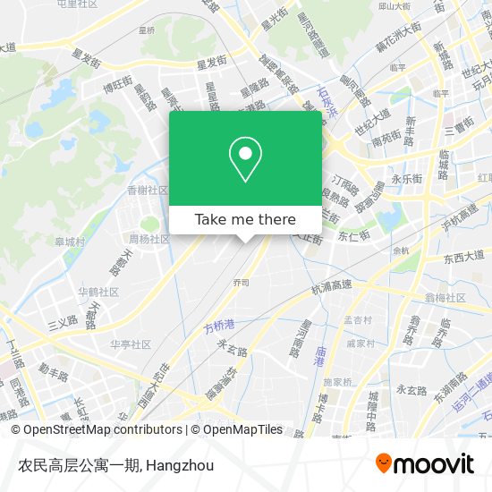 农民高层公寓一期 map