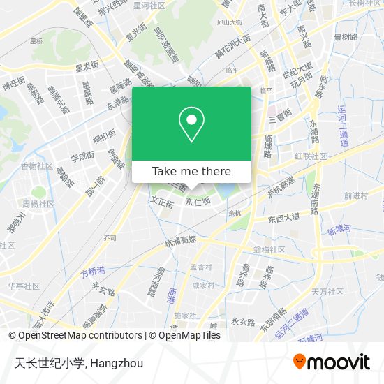 天长世纪小学 map