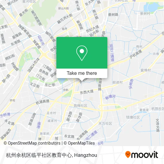 杭州余杭区临平社区教育中心 map