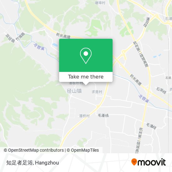知足者足浴 map