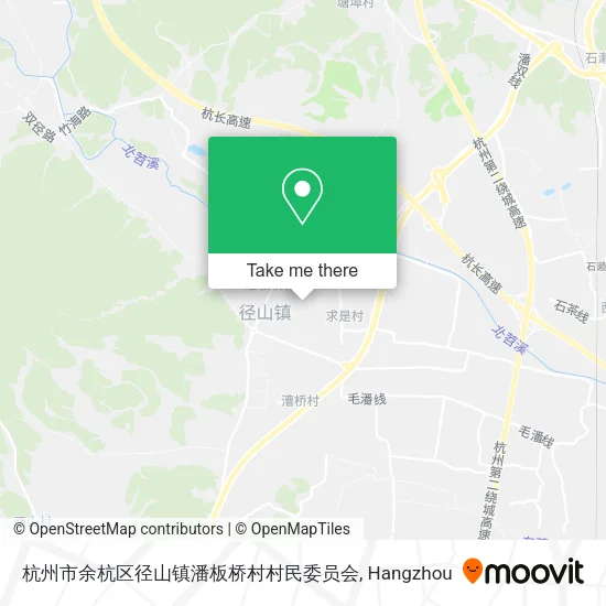 杭州市余杭区径山镇潘板桥村村民委员会 map