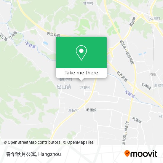 春华秋月公寓 map
