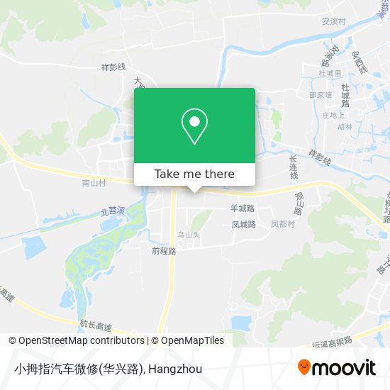 小拇指汽车微修(华兴路) map