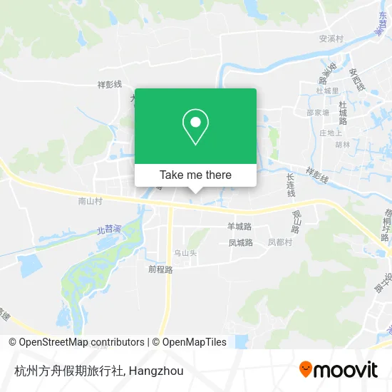 杭州方舟假期旅行社 map