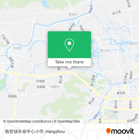 瓶窑镇长命中心小学 map