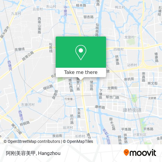 阿刚美容美甲 map