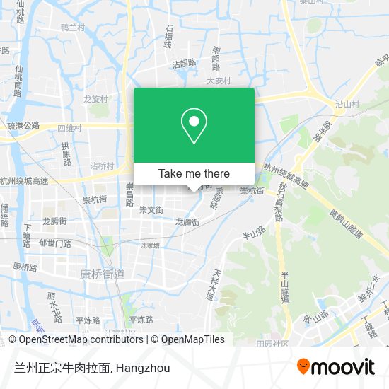 兰州正宗牛肉拉面 map
