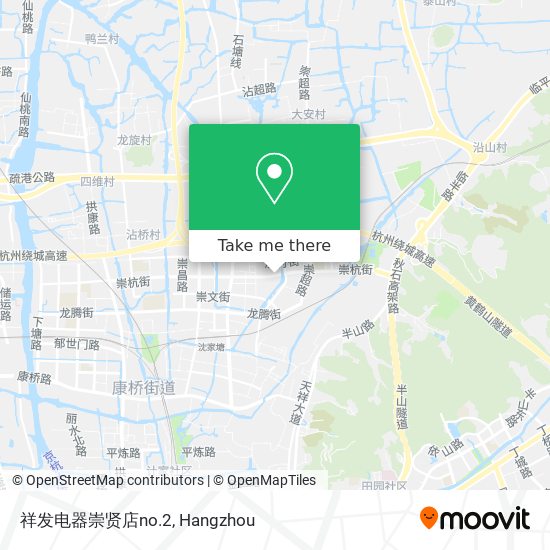 祥发电器崇贤店no.2 map