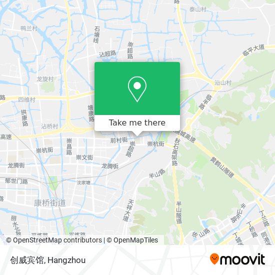 创威宾馆 map