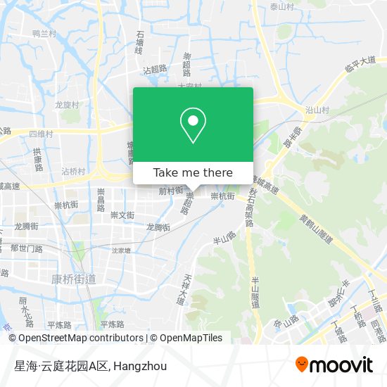 星海·云庭花园A区 map