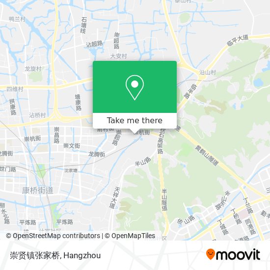 崇贤镇张家桥 map