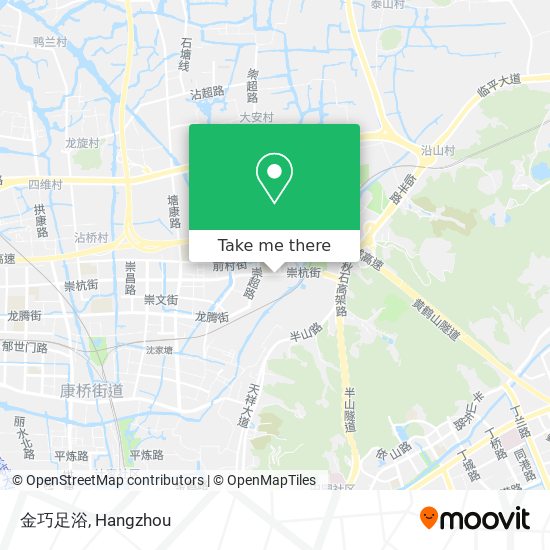 金巧足浴 map