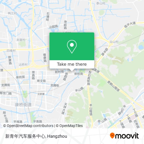 新青年汽车服务中心 map