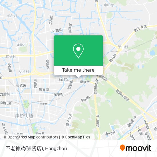 不老神鸡(崇贤店) map