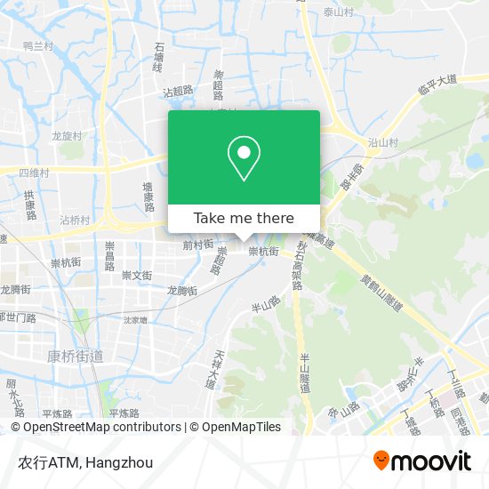 农行ATM map