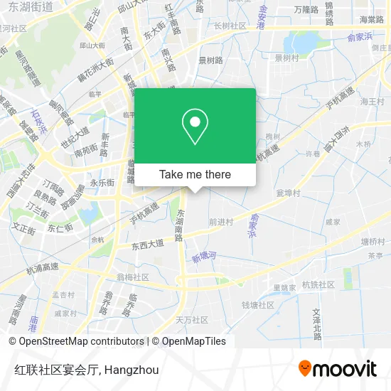 红联社区宴会厅 map