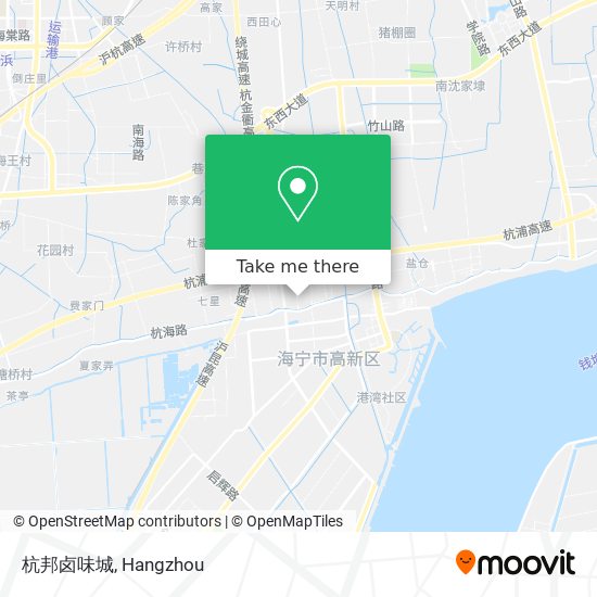 杭邦卤味城 map