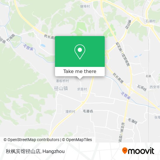 秋枫宾馆径山店 map