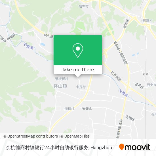 余杭德商村镇银行24小时自助银行服务 map