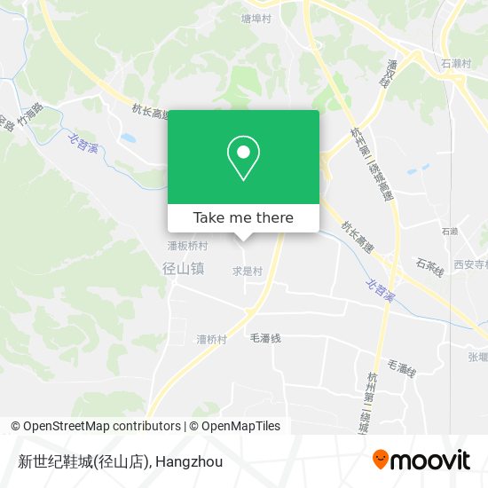 新世纪鞋城(径山店) map