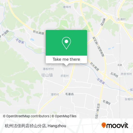 杭州洁佳药店径山分店 map