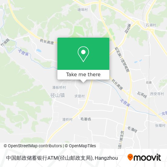 中国邮政储蓄银行ATM(径山邮政支局) map