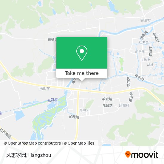 凤惠家园 map