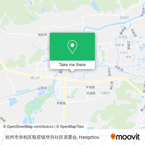 杭州市余杭区瓶窑镇华兴社区居委会 map