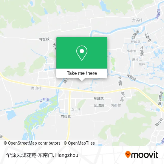 华源凤城花苑-东南门 map