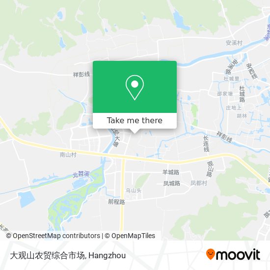 大观山农贸综合市场 map