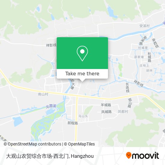 大观山农贸综合市场-西北门 map