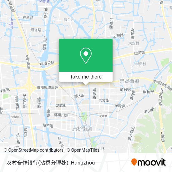 农村合作银行(沾桥分理处) map