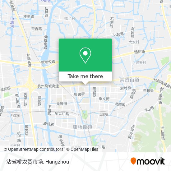 沾驾桥农贸市场 map