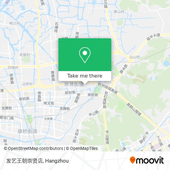 发艺王朝崇贤店 map