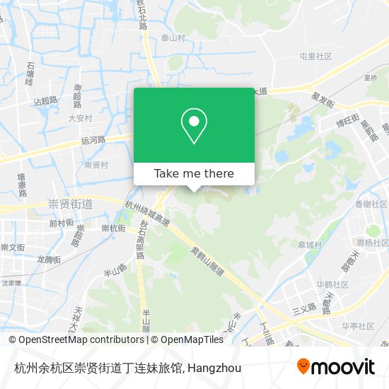 杭州余杭区崇贤街道丁连妹旅馆 map