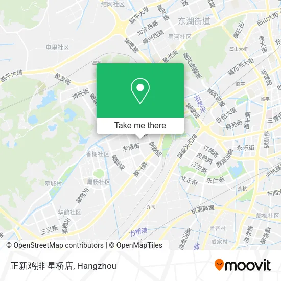 正新鸡排 星桥店 map